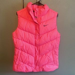 Nike Pink Puffer Vest
